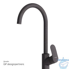 Смеситель для кухни AM.PM Like F8007122 (черный матовый)