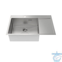 Мойка, нерж. сталь, сатин, чаша слева, 780*510, Haze, IDDIS, HAZ78SLi77