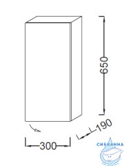 Шкаф-колонна Jacob Delafon Parallel R EB513D-E10 квебекский дуб