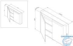 Зеркало-шкаф AM.PM Sensation 100 белый глянцевый