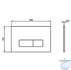 Кнопка смыва Ideal Standard OLEAS™ M2 R0121JG (хром матовый)