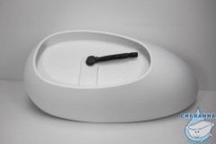 Ванна из искусственного камня ABBER Stein 170x80  AS9611NM-1.7 белая матовая