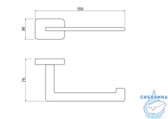 Держатель туалетной бумаги Aquatek Либра AQ4308CR
