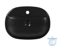 Раковина на столешницу 50 см Aquanet Lake-2-MB 273672 (черный)