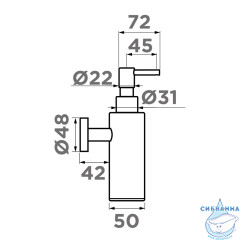 Omoikiri OM-07-LG латунь/светлое золото 4995097