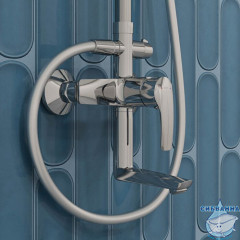 Смеситель с верхним душем и изливом, Ray, IDDIS, RAYSB3Fi06