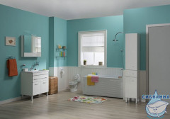 Зеркало-шкаф Aquanet Верона 75 белый 175381