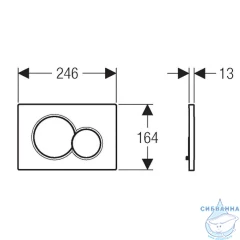 Кнопка смыва Geberit Sigma 01 115.770.BG.5 (брашированное золото)