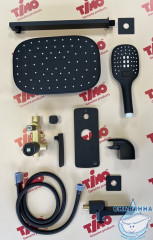 Душевая система Timo Helmi SX-4099/03SM 300 1 режим (черный матовый)