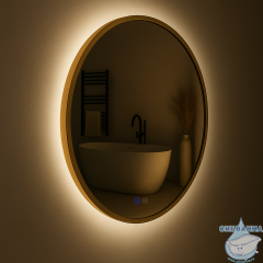 Зеркало Calypso Andromeda LED 80x80 AND80BG