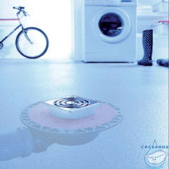 Дренажный трап для душа TECEdrainpoint S 120 с горизонтальным выходом 3601200 (стандартный), с сухим затвором 3695005