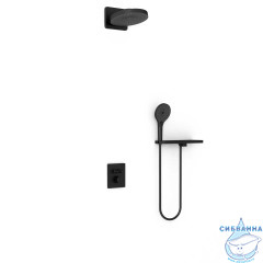 Душевая система Vincea Inspire 250 1 режим VSFW-3I21MT1RMB (черный матовый)