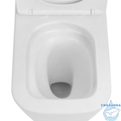 Унитаз напольный Abber Rechteck AC1210TMW с бачком и сиденьем Soft Close (микролифт)