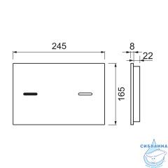 Кнопка смыва TECEspring lux S249702 (черный глянцевый)