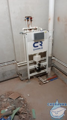 Инсталляция для унитаза Charus City с кнопкой смыва Minimalista хром глянец CR.200.21.01