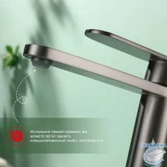 Смеситель для раковины Raglo R10.10.09 (графит)