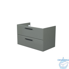Тумба подвесная, 80 см, серый, Слайд Икс (Slide X), IDDIS, SLX80G0i95 подходит умыв. 4518000i28