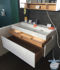 Тумба Jacob Delafon Terrace 100 белый с раковиной Terrace 100