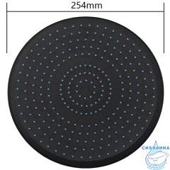 Верхний душ Gappo 25 см G006-25 (черный матовый)