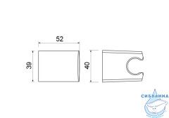 Держатель душа Aquatek AQ2403CR