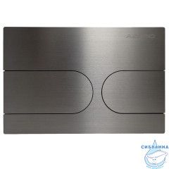 Кнопка смыва Azario New-TS AZ-SS-001-BR (матовая нержавеющая сталь)