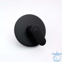 Встраиваемый смеситель для душа  Aquatek Ника AQ1866MB (1 режим) (черный матовый)