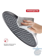 Верхний душ Raglo 250 R451.50.09 (графит)