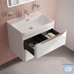 Тумба с умывальником, подвесная, 70 см, белый, Cloud X, IDDIS, CLX70W0i95K подходит умыв. 0177000i28