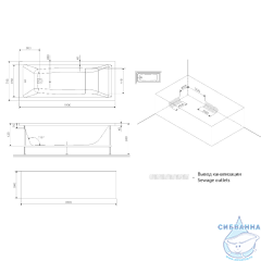 Ванна акриловая AM.PM Gem 180 W93A-180-080W-A