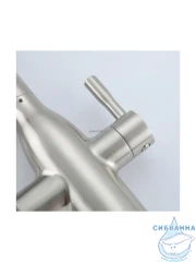 Смеситель кухни Frap F4397-5 (сатин/черный)