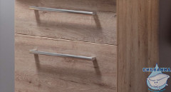 Тумба Dreja Gio 100 с раковиной Эйфория 100, дуб кантри