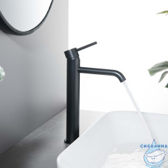 Смеситель для раковины Aquatek Европа AQ1304MB (черный матовый)