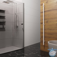 Полотенцесушитель электрический Terminus Uno 3х160 круглая (с возможностью скрытого подключения) (белый матовый)