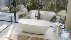 Ванна из искусственного камня ABBER Stein 170x72 AS9612-1.7