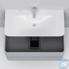 Тумба под раковину AM.PM Sensation 100 серый шелк
