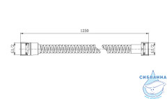 Душевой шланг 125 см Aquatek AQ2100MB