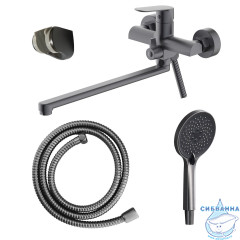 Смеситель для ванны Azario Alanti AZ-K1732GR (графит)