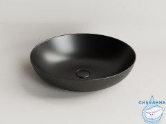  Раковина на столешницу 52 см Ceramicanova Element CN6017MB (черный матовый)