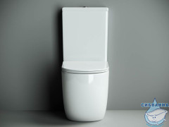 Унитаз напольный Ceramicanova Metropol Rimless CN4001 бачком и сиденьем Soft Close (микролифт)