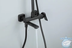 Душевая система Frap F2484-9 320 1 режим (оружейная сталь)