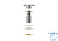 Донный клапан для раковины Aquatek AQ6004CR (хром)