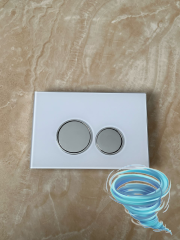 Инсталляция для унитаза Charus CC.300.80.01 с кнопкой смыва Charus Bagliore FP.330.WHITE.10 белое стекло,  с унитазом LYon 2.0 (с сиденьем Soft Close (микролифт)