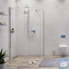 Душевое ограждение Wasserkraft Aller 120x100 10H10LWHITE профиль хром/белый, стекло прозрачный (без поддона)