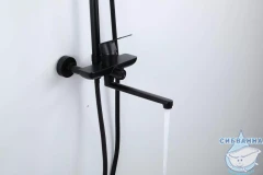 Душевая система Frap F24806-6 250 1 режим (черный)