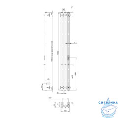 Полотенцесушитель электрический Indigo Style (с таймером) 13х120 брашированное золото (с возможностью скрытого подключения, подключение R/L)