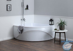 Акриловая ванна Aquanet Vitoria 135x135 с каркасом