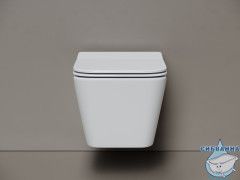 Унитаз подвесной безободковый Ceramicanova Miro CN11003T с сиденьем быстросъемным Soft Close (микролифт)