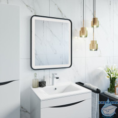 Тумба с умывальником, подвесная, 60 см, белая, Cloud, IDDIS, CLO60W0i95K