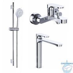 Комплект смесителей Azario Viano (хром)