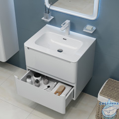 Тумба с умывальником Iddis Edifice 60 см белый глянец EDI60W0i95